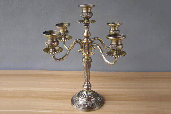 electroplating candelabro antiguo